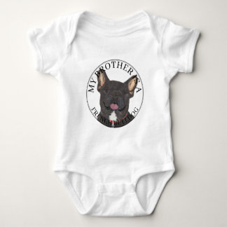 Personlig Black Brindle White Fransk Bulldog T Shirt