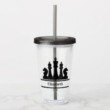 Personlig Black Chess Delar