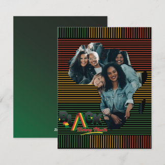 Personlig Black Freedom African American pride Julkort