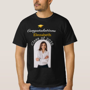 personlig Black Guld studenten skjortor T Shirt