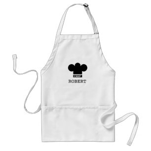 Personlig Black Hat Chef Apron Förkläde