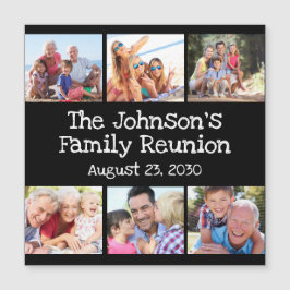 Personlig Black i Photo Collage Family Reunion 