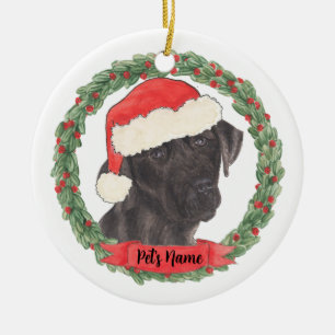 Personlig Black Labour Julgransprydnad Keramik