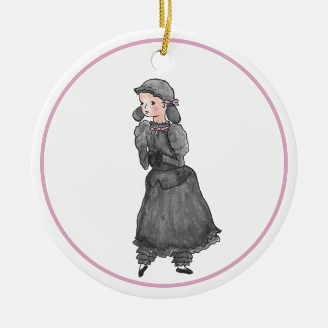 Personlig Black Lamb Nutcracker Ballet Ornament (Framsidan)