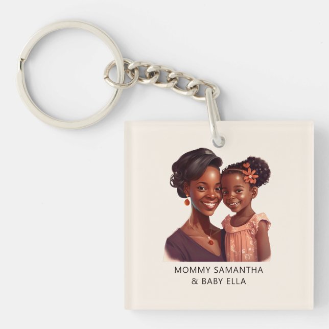 Personlig Black Mamma och Dotter (10) (Framsidan)