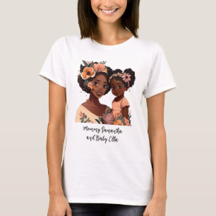 Personlig Black Mamma och Dotter (16) T Shirt
