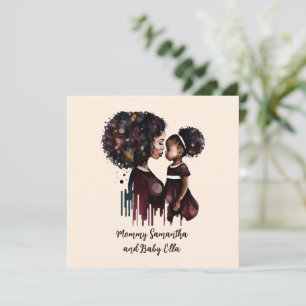 Personlig Black Mamma och Dotter (4)