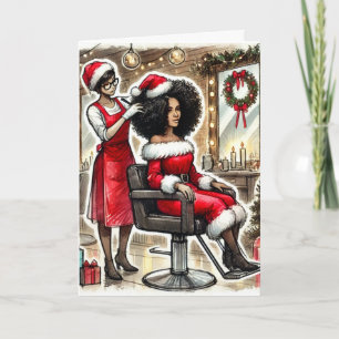 Personlig Black, mrs Claus.. Helgkort