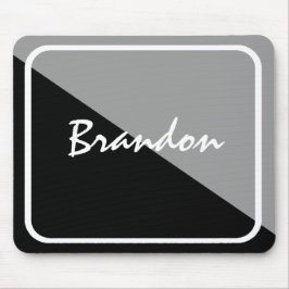 Personlig Black & Silver Mousepad med låg Pris Musmatta