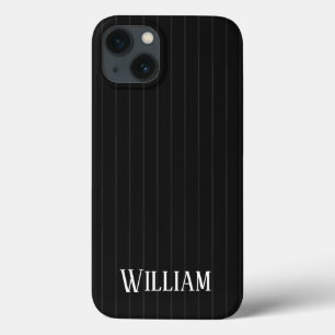 Personlig Black streck Fodral-Mate iPhone-cas