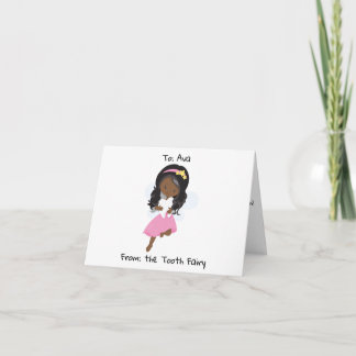Personlig Black Tooth Fairy Kort