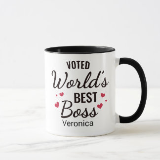 Personlig Black Voted World's Best Chef Mugg
