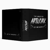 Personlig Black White Artist Keepsak