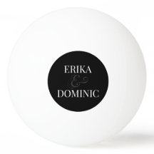 Personlig Black White Bride and Groom Bröllop