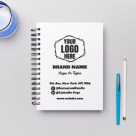 Personlig Black & White Business Logotyp Branded