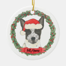 Personlig Black & White Heeler Cattledog
