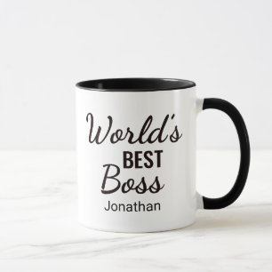 Personlig Black World's Best Chef Mugg