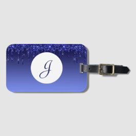 Personlig-blåmärke Glitter Bagagebricka