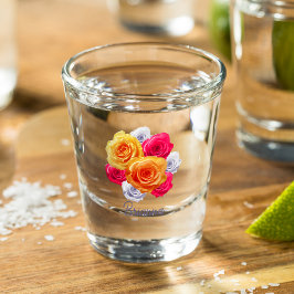 Personlig Blåsning av Ro Motif Shot Glas