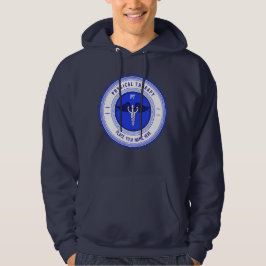 Personlig Blått fysiskt behandlingsorsakad Hoodie