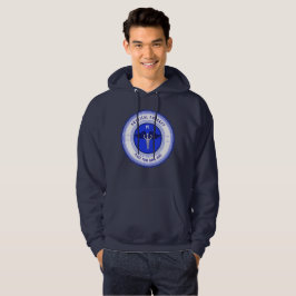 Personlig Blått fysiskt behandlingsorsakad Hoodie