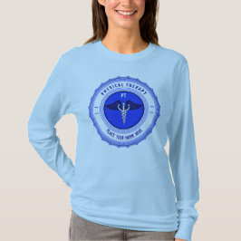 Personlig Blått fysiskt behandlingsorsakad T Shirt