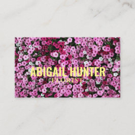 Personlig "Blodblommor" (amerikanskt) Visitkort