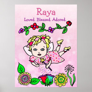 Personlig, blommad, färglös och adopterad mjölk poster