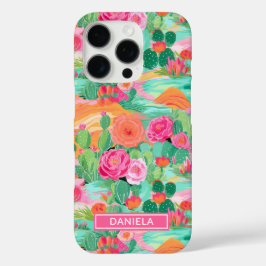 Personlig blommande ökenkaktus
