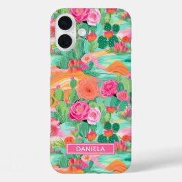 Personlig blommande ökenkaktus