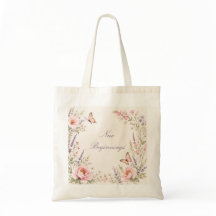 Personlig blommig fjärilstote
