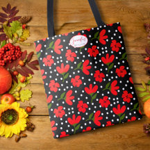 Personlig blommig toteväska – present till henne