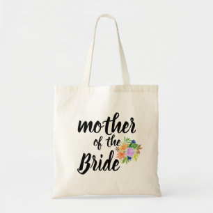 Personlig Blommigt budens mamma Tygkasse
