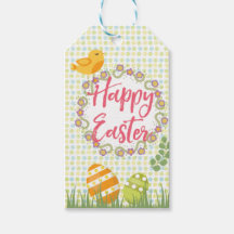 Personlig Blommigt Bunny Påsk Gift Märkres