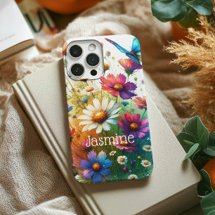 Personlig Blommigt & Butterfly Phone Case