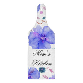 Personlig Blommigt Chopping Board - Gift för henne