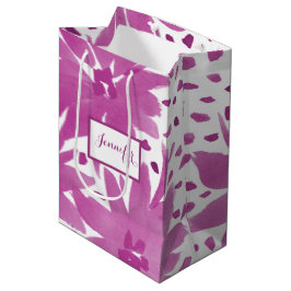Personlig Blommigt Design Rosa Gift-fack för medel