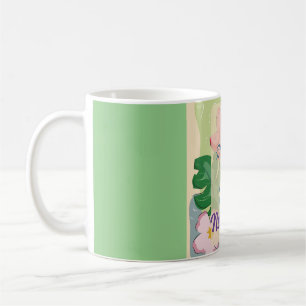 Personlig Blommigt Hämta bra Mugg