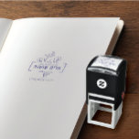 Personlig Blommigt Hebrew Namn Bok Frimärke Självfärgande Stämpel<br><div class="desc">Den här självmärkande söt blommigten är en fantastisk (och praktisk) gåva till alla som kärlek kan läsa - och som vill behålla reda på sitt bokar. Välj bläck färg och anpassa dig själv (på en minut) - med Hebrew namn. Behöver du hjälp eller vill du se en ändring av den...</div>