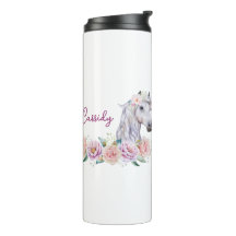 Personlig Blommigt Horse