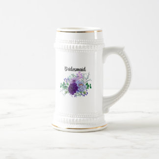 Personlig Blommigt med namnet Bridesmaid Maid of h Sejdel