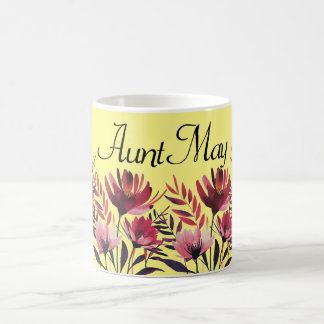 Personlig Blommigt Mugg - Anpassadet Flower Mugg