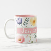 Personlig Blommigt Namn