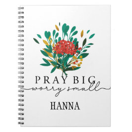 Personlig Blommigt Prayer Motiv bärbar dator Anteckningsbok