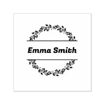 Personlig Blommigt Ram