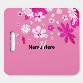 Personlig Blommigt Rosa Garden Kneeling Pad