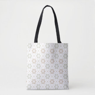 personlig Blommigt Tote Bag Tygkasse