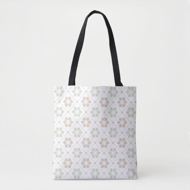 personlig Blommigt Tote Bag Tygkasse (Framsida)