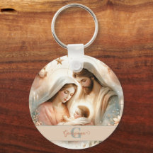 Personlig Blommigt Vattenfärg Baby Jesus Nativitet