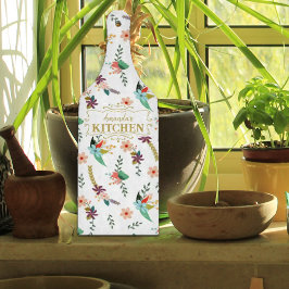 Personlig Blommigt Watercolor Kitchen